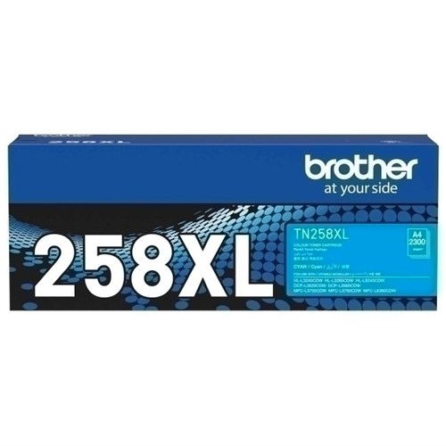 BROTHER TN258XLC TONER Cartridge High Yield Cyan